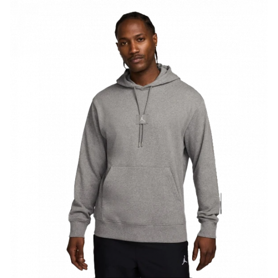 Толстовка NIKE M J FLT FLC PO FV7247-091, Колір: сірий, Розмір виробника: S