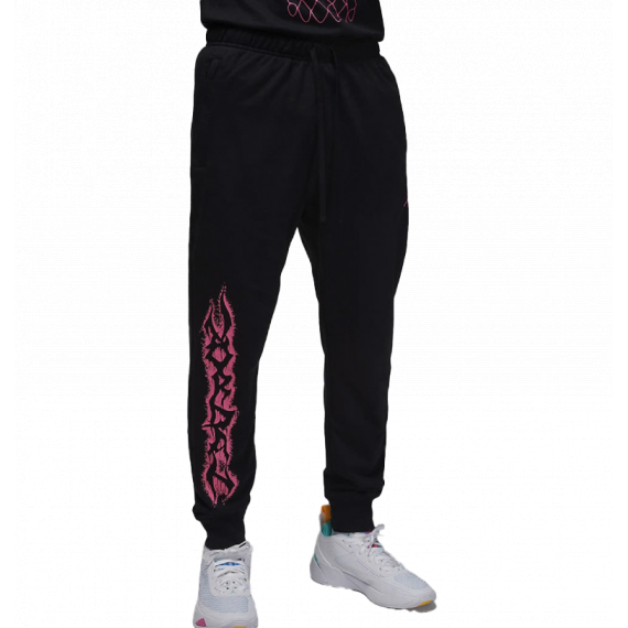 Штани JORDAN M J DF SPRT FLC GFX PANT FN5814-010, Колір: чорний, Розмір виробника: S