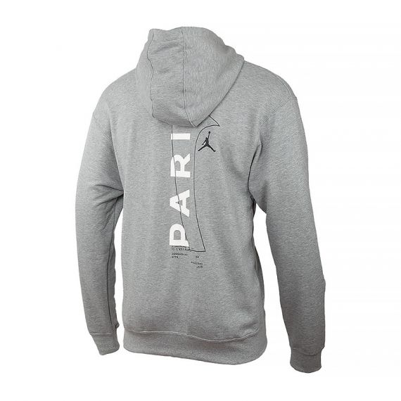 Кофта JORDAN PSG FLC PO DM3096-063, Колір: сірий, Розмір виробника: 2XL, зображення 3 Кофта JORDAN PSG FLC PO DM3096-063, Колір: сірий, Розмір виробника: 2XL, зображення 3