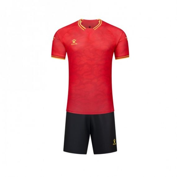 Комплект футбольної форми Kelme REAL червоно-чорний 8451ZB1253.9600, Колір: червоний, Розмір виробника: L
