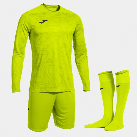 Комплект воротарської форми Joma ZAMORA IX жовтий 103730.998, Колір: жовтий, Розмір виробника: XL, зображення 2 Комплект воротарської форми Joma ZAMORA IX жовтий 103730.998, Колір: жовтий, Розмір виробника: XL, зображення 2