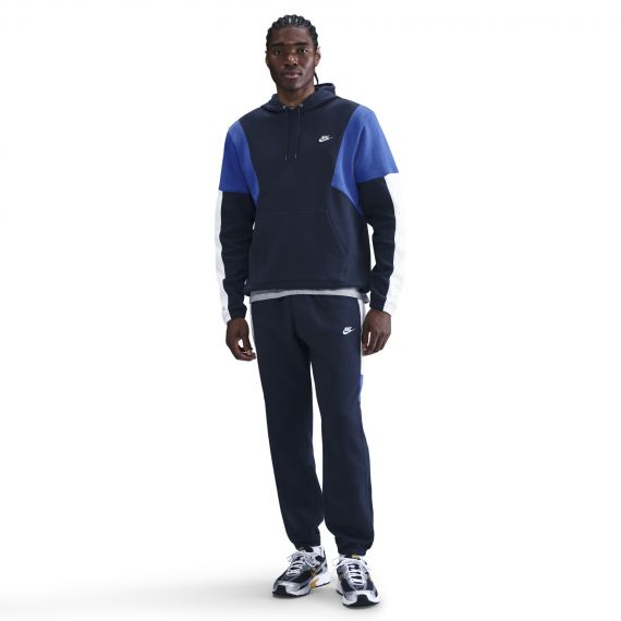 Костюм спортивний Nike M CLUB FLEECE HDED TRACK GX HV1165-451, Колір: темно-синій, Розмір виробника: S
