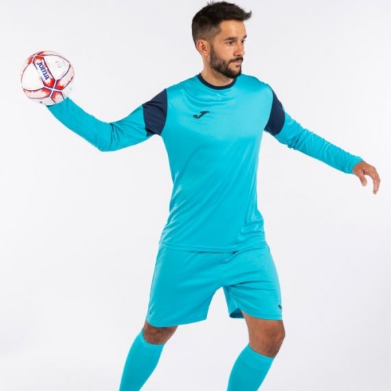 Комплект вратарской формы Joma PHOENIX GK бирюзово-темно-синий 102858.013, Цвет: бирюзовый, Размер производителя: 2XS, изображение 3 Комплект вратарской формы Joma PHOENIX GK бирюзово-темно-синий 102858.013, Цвет: бирюзовый, Размер производителя: 2XS, изображение 3
