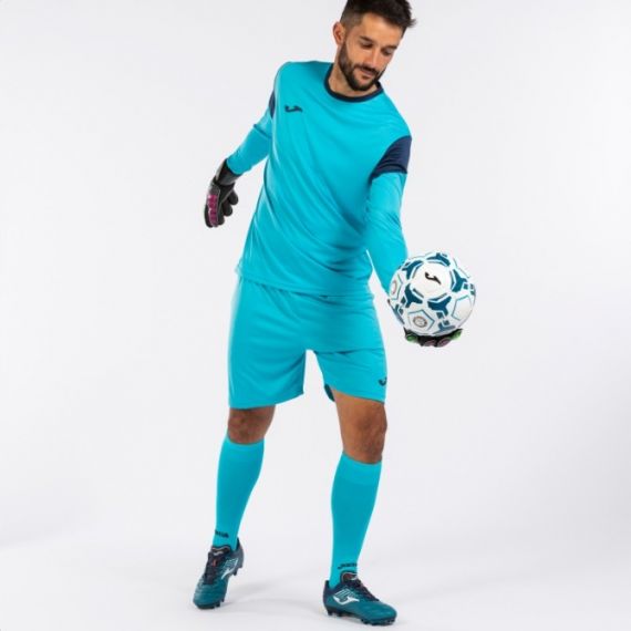 Комплект вратарской формы Joma PHOENIX GK бирюзово-темно-синий 102858.013, Цвет: бирюзовый, Размер производителя: S, изображение 4 Комплект вратарской формы Joma PHOENIX GK бирюзово-темно-синий 102858.013, Цвет: бирюзовый, Размер производителя: S, изображение 4