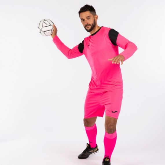 Комплект вратарской формы Joma PHOENIX GK розово-черный 102858.031, Цвет: розовый, Размер производителя: 3XL, изображение 5 Комплект вратарской формы Joma PHOENIX GK розово-черный 102858.031, Цвет: розовый, Размер производителя: 3XL, изображение 5