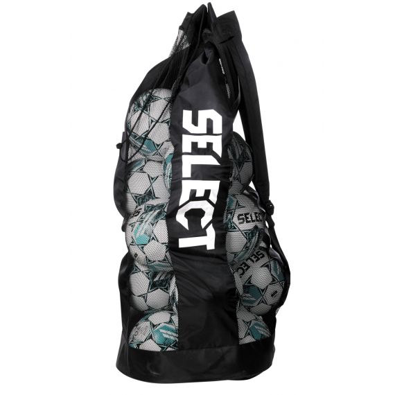 Сумка для футбольних м’ячів SELECT Football bag (010) чорний, 18-20 balls