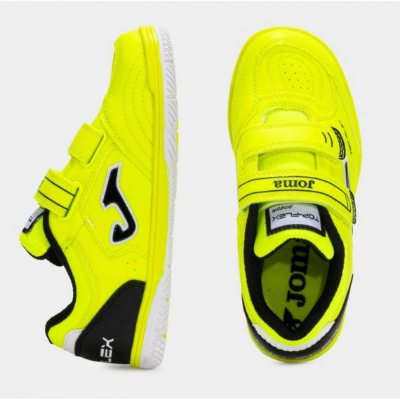Футзалки дитячі Joma TOP FLEX TPJW2509INV, Колір: жовтий, Розмір виробника: 27, зображення 4