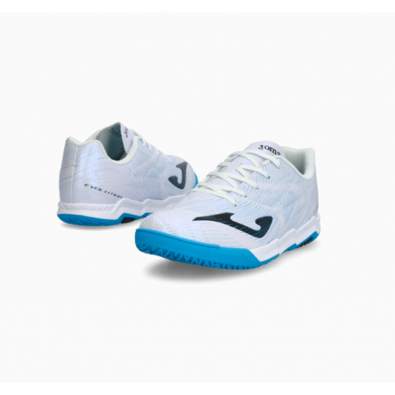 Футзалки детские белые Joma EVOLUTION EVJW2532IN, Цвет: белый, Размер производителя: 38, изображение 3 Футзалки детские белые Joma EVOLUTION EVJW2532IN, Цвет: белый, Размер производителя: 38, изображение 3