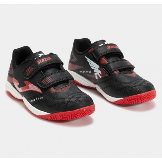 Футзалки дитячі Joma POWERFUL POJW2501INV, Колір: чорний, Розмір виробника: 34, зображення 2 Футзалки дитячі Joma POWERFUL POJW2501INV, Колір: чорний, Розмір виробника: 34, зображення 2