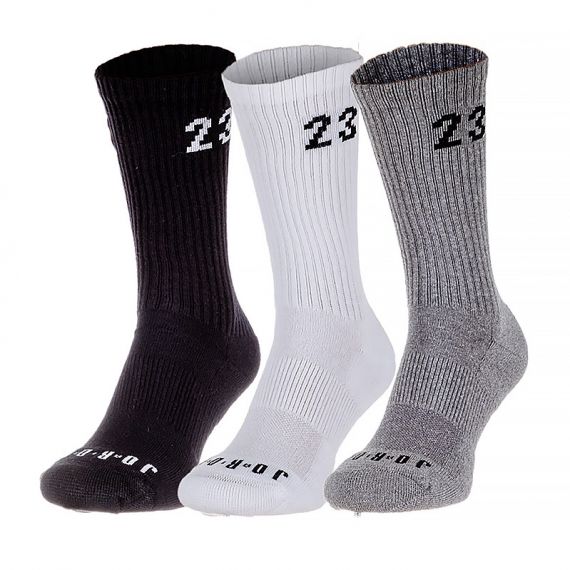 Шкарпетки Nike U J ESSENTIAL CREW 3PR - 144 DA5718-911, Розмір: 38-42