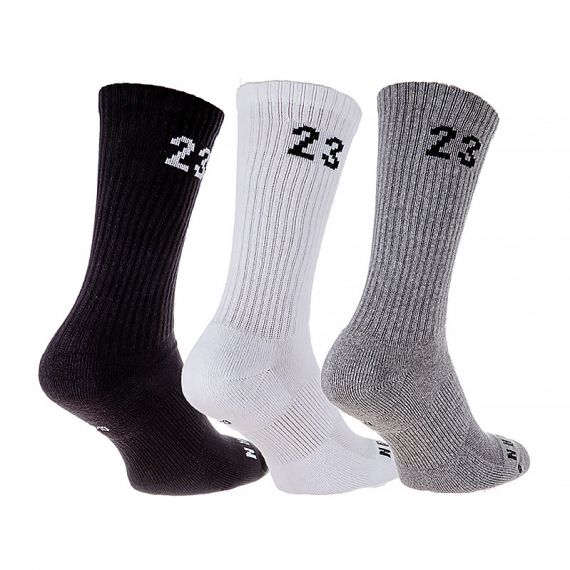 Шкарпетки Nike U J ESSENTIAL CREW 3PR - 144 DA5718-911, Розмір: 34-38, зображення 2