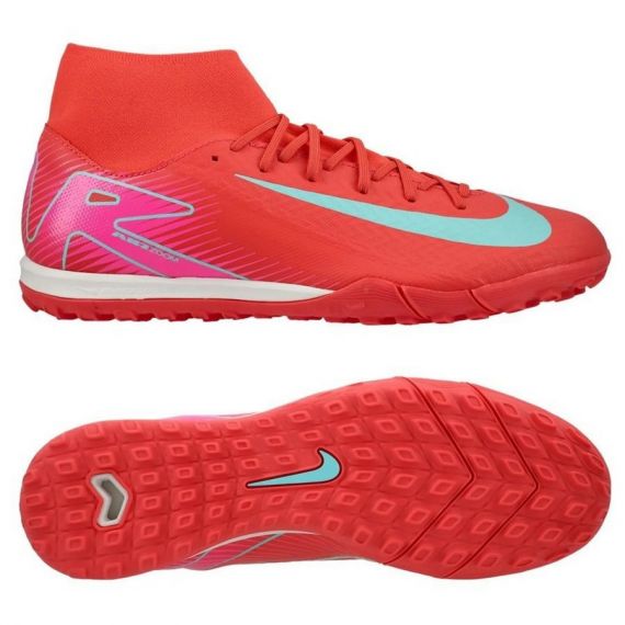 Сороконіжки Nike ZM SUPERFLY 10 ACADEMY TF FQ8331-800, Колір: червоний, Розмір виробника: 36.5, зображення 3