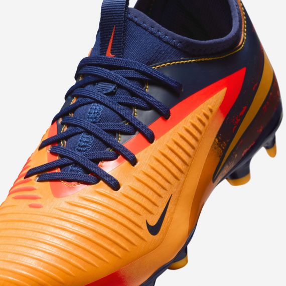 Бутси дитячі Nike JR PHANTOM 6 LOW ACAD FG/MG EH HQ2032-800, Колір: помаранчевий, Розмір виробника: 36.5, зображення 8