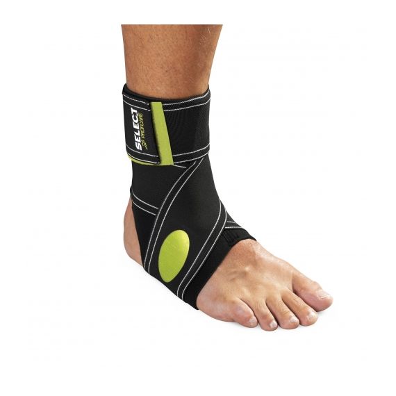 Бандаж на гомілкостоп SELECT Ankle support 2-parts (010) чорний, Розмір виробника: М