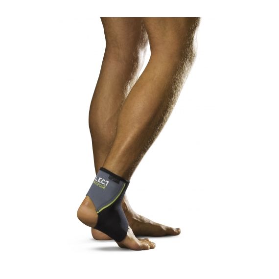Бандаж на гомілкостоп SELECT 6100 Ankle support (010) чорний, Розмір виробника: М
