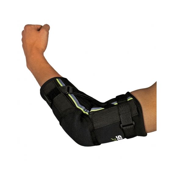 Налокітник SELECT 6603 Elbow support with splints (228) чорно/зелений, Розмір виробника: L