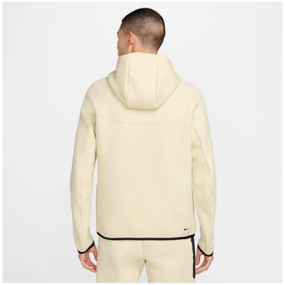 Толстовка Nike M TCH FLC FZ WR HOODIE HV0949-234, Колір: бежевий, Розмір виробника: S, зображення 2