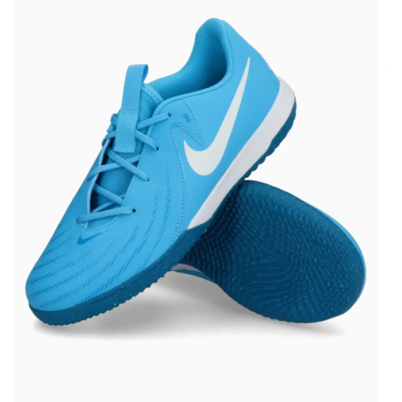 Футзалки дитячі Nike JR PHANTOM GX II ACADEMY IC FJ2609-400, Колір: блакитний, Розмір виробника: 34, зображення 2