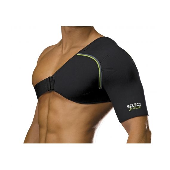 Бандаж для плеча SELECT 6500 Shoulder support (228) чорно/зелений, Розмір виробника: L