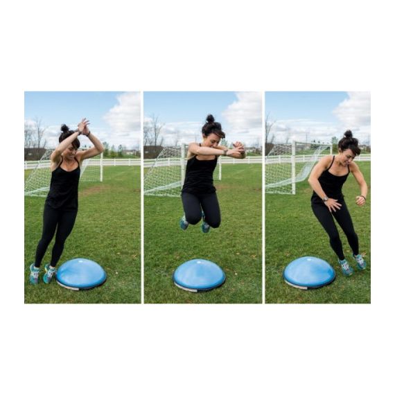 Балансувальна платформа Yakimasport Bosu Ball Trainer Pro (100128), зображення 5