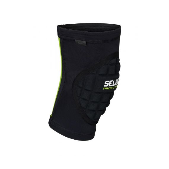 Наколінник компресійний SELECT 6250 Compression knee support - unisex (228) чорно/зелений, Розмір виробника: 2XL