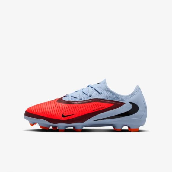Бутси дитячі Nike JR PHANTOM 6 LOW PRO FG/MG HM9204-400, Колір: блакитний, Розмір виробника: 35, зображення 2