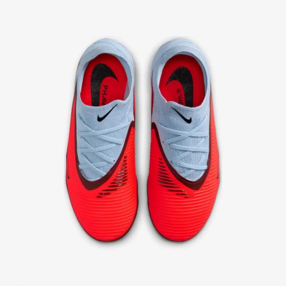 Бутси дитячі Nike JR PHANTOM 6 LOW PRO FG/MG HM9204-400, Колір: блакитний, Розмір виробника: 35, зображення 4