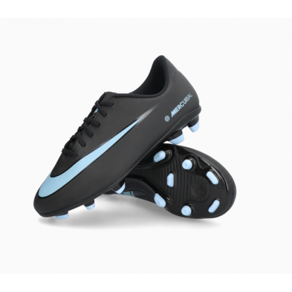 Бутси дитячі Nike JR VAPOR 16 CLUB FG/MG FQ8286-003, Колір: чорний, Розмір виробника: 37.5, зображення 4