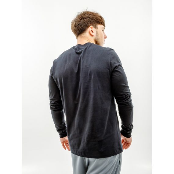 Лонгслів чоловічий Nike M NSW CLUB TEE - LS AR5193-010, Колір: чорний, Розмір виробника: S, зображення 3