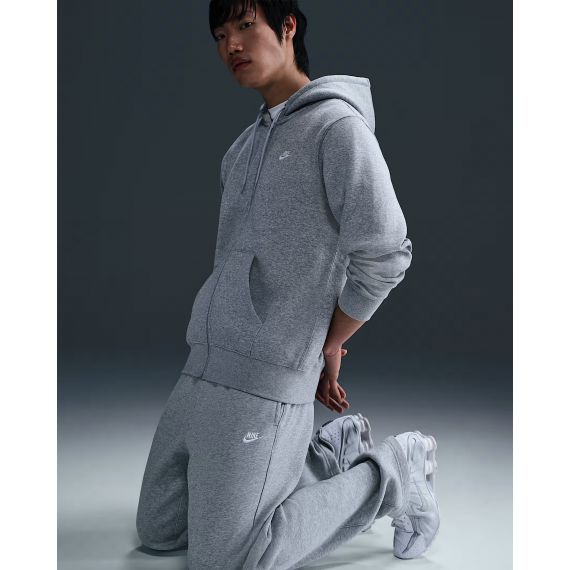 Толстовка Nike M CLUB BB FZ HOODIE FN3861-063, Колір: сірий, Розмір виробника: S, зображення 3