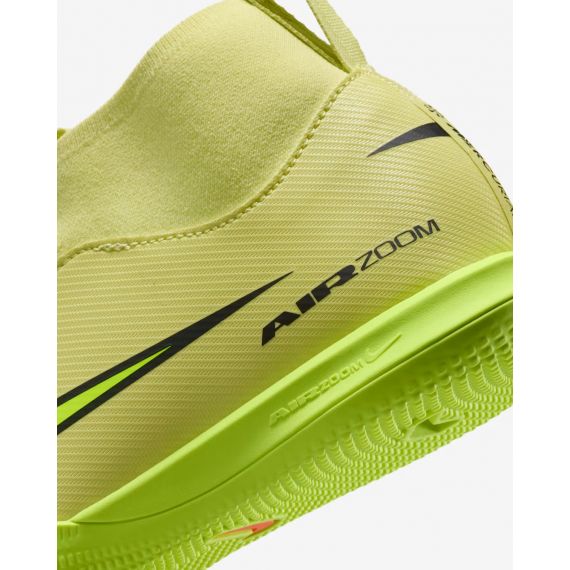 Футзалки дитячі Nike JR ZOOM SUPERFLY 10 ACADEMY IC FQ8312-300, Колір: зелений, Розмір виробника: 34, зображення 8