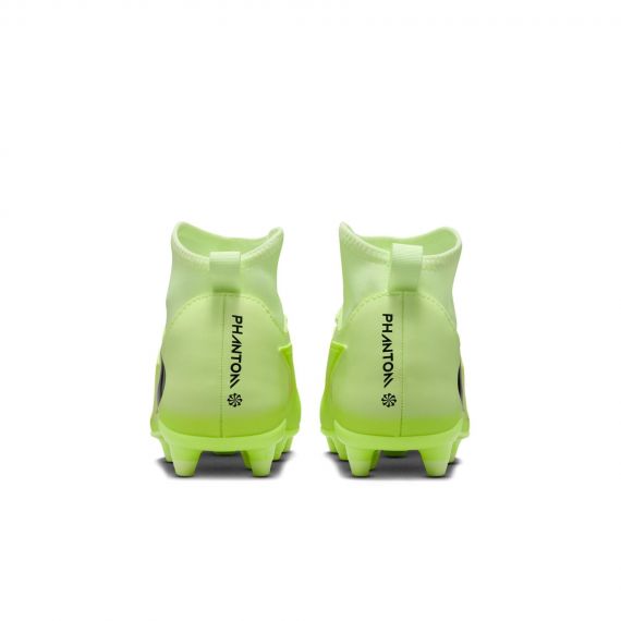 Бутси дитячі Nike JR PHANTOM 6 HIGH CLUB FG/MG HQ2022-800, Колір: салатовий, Розмір виробника: 38, зображення 6