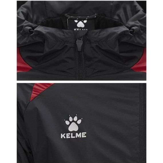 Вітровка Kelme чорна 8461WT1130.9000, Колір: чорний, Розмір виробника: 2XL, зображення 3