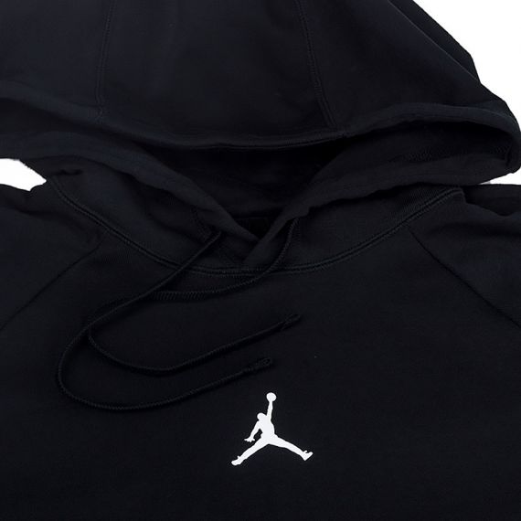 Толстовка JORDAN M J DF SPRT CSVR FLC PO DQ7327-010, Колір: чорний, Розмір виробника: S, зображення 4