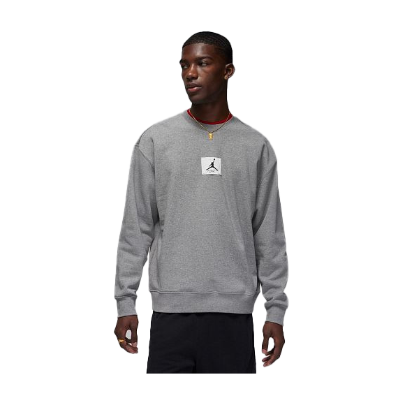 Світшот чоловічий Jordan M ESS STMT FLC CREW FB6932-091, Колір: сірий, Розмір виробника: L