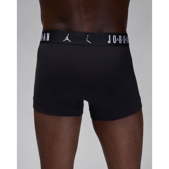 Труси-боксерки Jordan JHM MENS FLIGHT COTTON 3PK TRU JM0693-023, Колір: чорний, Розмір виробника: XL, зображення 3