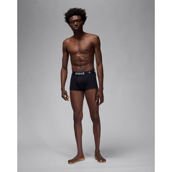 Труси-боксерки Jordan JHM MENS FLIGHT COTTON 3PK TRU JM0693-023, Колір: чорний, Розмір виробника: XL, зображення 5
