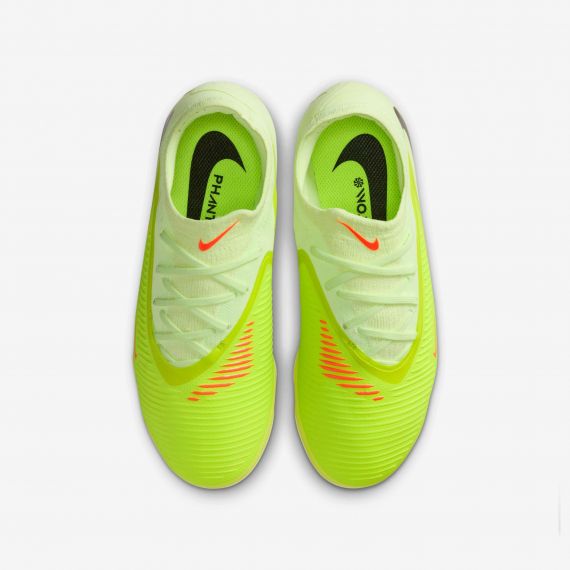 Бутси дитячі Nike JR PHANTOM 6 LOW PRO FG/MG HM9204-800, Колір: салатовий, Розмір виробника: 38.5, зображення 4