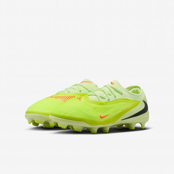 Бутси дитячі Nike JR PHANTOM 6 LOW PRO FG/MG HM9204-800, Колір: салатовий, Розмір виробника: 38.5, зображення 5