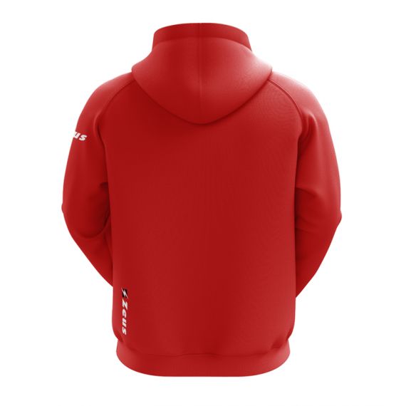 Худі Zeus FELPA ULTRA C/ZIP ROSSO Z01631, Колір: червоний, Розмір виробника: S, зображення 2