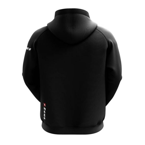 Худі Zeus FELPA ULTRA C/ZIP NERO Z01630, Колір: чорний, Розмір виробника: XL, зображення 2