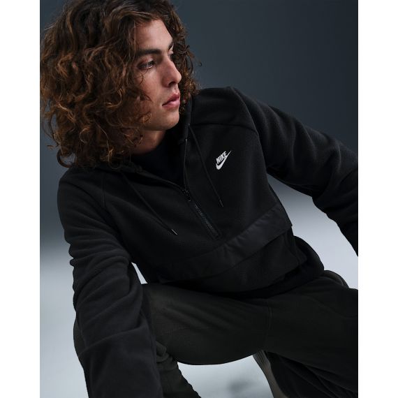 Толстовка Nike M CLUB WINTER TOP HV1439-010, Колір: чорний, Розмір виробника: S, зображення 3