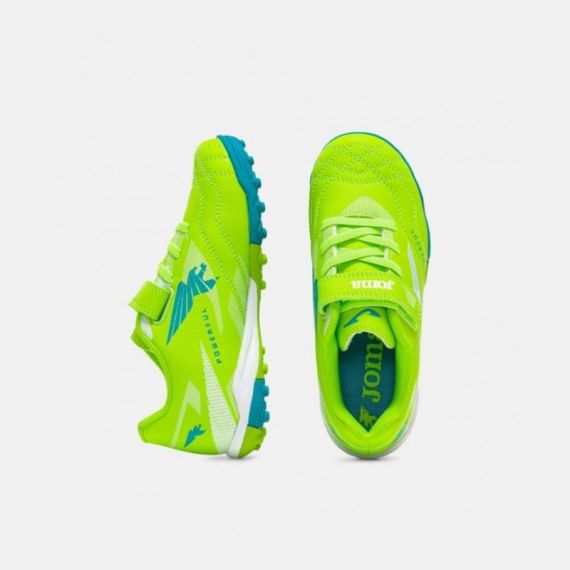 Сороконіжки дитячі Joma POWERFULL зелені POJS2615TFV, Колір: зелений, Розмір виробника: 35, зображення 4