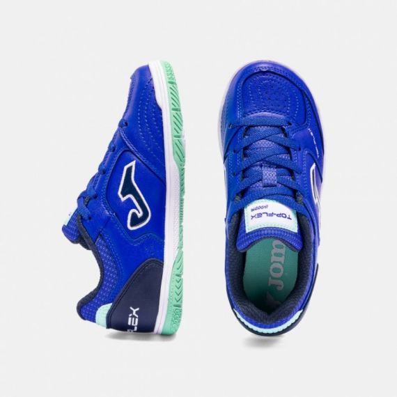 Футзалки дитячі Joma TOP FLEX сині TPJS2604IN, Колір: синій, Розмір виробника: 38, зображення 4