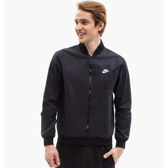 Куртка Nike M CLUB WVN UL BOMBR JKT DM6821-010, Колір: чорний, Розмір виробника: S, зображення 5