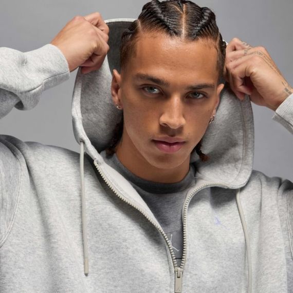 Толстовка Jordan M BRK OVS FZ HD IB7231-050, Колір: сірий, Розмір виробника: S, зображення 3