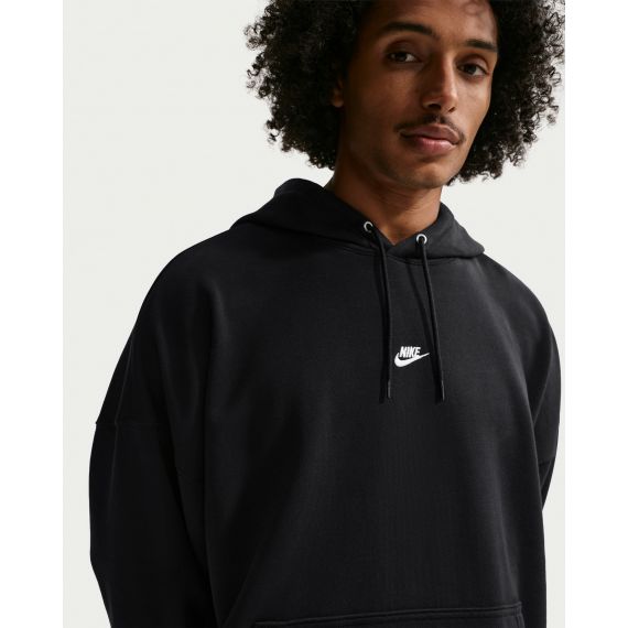 Толстовка Nike M CLUB FT OS PO HOODIE IF0745-010, Колір: чорний, Розмір виробника: S, зображення 3