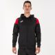 Олимпийка с капюшоном Joma CREW III 101271.106 черно-красная, Цвет: черный, Размер производителя: S, изображение 2 Олимпийка с капюшоном Joma CREW III 101271.106 черно-красная, Цвет: черный, Размер производителя: S, изображение 2