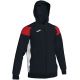 Олимпийка с капюшоном Joma CREW III 101271.106 черно-красная, Цвет: черный, Размер производителя: S Олимпийка с капюшоном Joma CREW III 101271.106 черно-красная, Цвет: черный, Размер производителя: S
