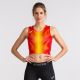 Топ червоно-жовтий жіночий Joma OLIMPIA 900935.609, Колір: помаранчевий, Розмір виробника: М, зображення 2 Топ червоно-жовтий жіночий Joma OLIMPIA 900935.609, Колір: помаранчевий, Розмір виробника: М, зображення 2